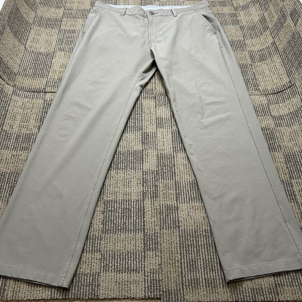 Free Fly Pants Mens 38x32 Light Gray Slim Fit Straight 4-Way Stretch Casual
